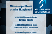 Märjamaa uue spordihoone avamispidu