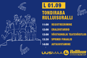 1. septembril lõpetame hooaja Tondiraba Rulluisuralliga!