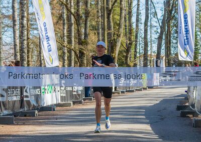 Parkmetsa jooksu naiste võitja Pille Hinn (foto: Elise Saarna)