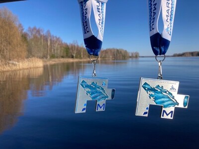 Lõpetaja medal kauneid vaateid pakkuva Paunküla veehoidla kohal
