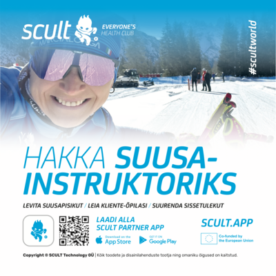 SCULT Partner äpis saad luua ühekordseid või korduvaid, tasuta või tasulisi treeninguid, spordipäevi või laagreid