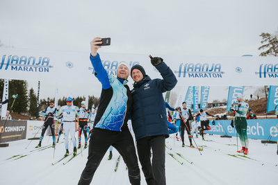 Priit Veeroja ja Kunnar Karu Haanja maratoni stardi eel Foto: Agam Illingworth