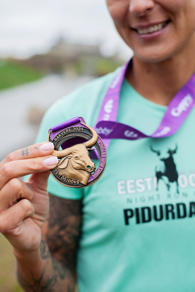 Medal ootab finišis ees 5 ja 10 km distantsil osalejaid. Autor: Jule Käen-Torm