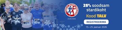 Sooduskood TALV annab 25% soodustust
