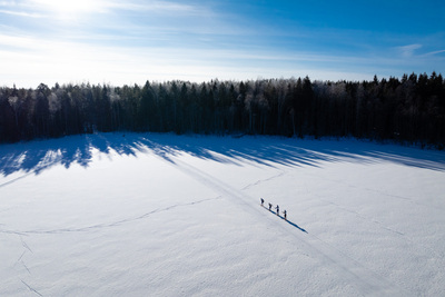 46. Alutaguse Maratoni külmakraadid muutsid järve suusarajaks
