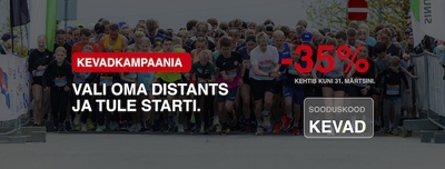 Rapla Selveri Suurjooksule saab kuni 5. aprillini kirja -35% soodsamalt