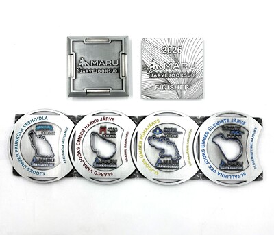 Maru Järvejooksude medalid koos sarja lõpetaja