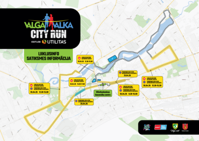 Valga Valka City Run liiklusinfo 2026
