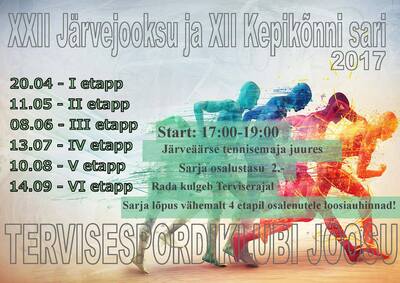 22.Viljandi järvejooksu ja 12.kepikõnni sarja 1.etapp
