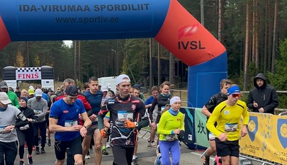 8.Alutaguse Sügisjooksu kiireimad olid Taavi Tambur ja Aveli Juursalu