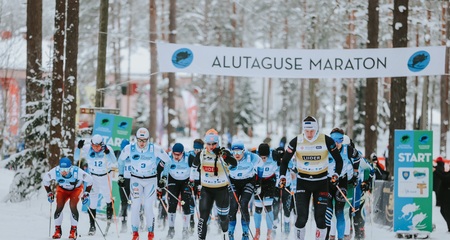 22. Alutaguse Maratoni võitsid Mart Kevin Põlluste ja Tatjana Mannima
