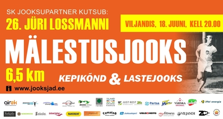 J.Lossmanni mälestusjooksule registreerimine