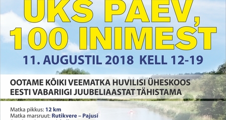 EV100 juubelimatk Põltsamaa jõel