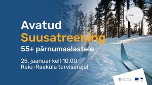 Avatud suusatreening 55+ pärnumaalastele